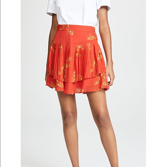 Derek Lam Floral Mini Skirt - Picture 2 of 3